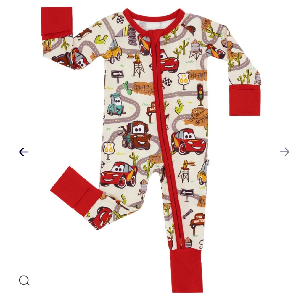 NWT Little Sleepies Disney Radiator Springs Zippy